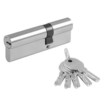 Изображение товара Цилиндр замка Нора-М ЛПУ-90 (55-35) 11434, личинка ЛПУ, асимметричный, хром