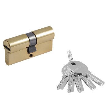 Изображение товара Цилиндр замка Нора-М ЛПУ-60 5342 перфорированный золотистый 60 мм