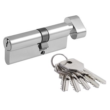 Изображение товара Цилиндр замка личинка Нора-М STD Z ЛВ 16097 хром ворота дверной надежный