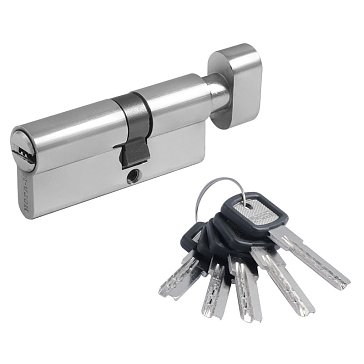 Изображение товара Цилиндр замка Нора-М ЛПУВ-70 40-30в хром противопожарный надежный замок