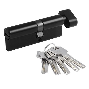 Изображение товара Цилиндр замка личинка Нора-М STD Z ЛПВ-90 (50-40в) с вертушкой асимметричный черный