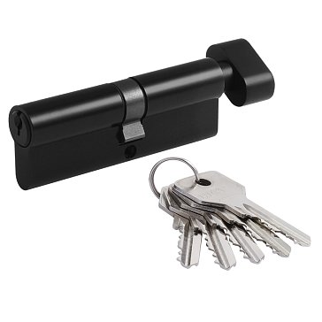 Изображение товара Цилиндр замка личинка Нора-М STD Z ЛВ 19016 с вертушкой черный