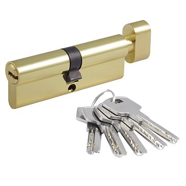 Изображение товара Цилиндр замка личинка Нора-М STD Z ЛПВ 16079, с вертушкой, Золото, ЛПВ-90 (45-45)