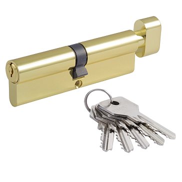 Изображение товара Цилиндр замка личинка Нора-М STD Z ЛВ 20191,с вертушкой, золото, ЛВ-120 (60-60)