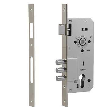 Изображение товара Врезной цилиндровый замок Нора-М КЗВР-101 5275, матовый никель