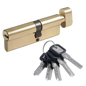Изображение товара Цилиндр замка Нора-М ЛПУВ УК 90 50-40в латунь 5 ключей