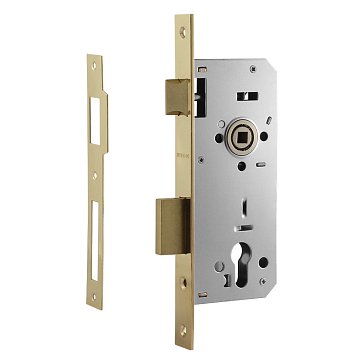 Изображение товара Врезной цилиндровый замок Нора-М КЗВ-102, 45 мм, золото, Россия