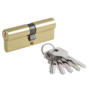 Изображение товара Цилиндр замка Нора-М STD Z Л 15282 Л-80 золото надежный врезной цилиндровый замок