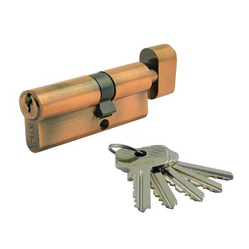 Изображение товара Цилиндр замка личинка Нора-М ЛЮКС I ЛВ 10530 старка медь 70 мм