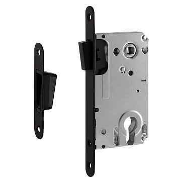 Изображение товара Врезной цилиндровый замок Нора-М 18525, 25М-85 мм, черный, Россия