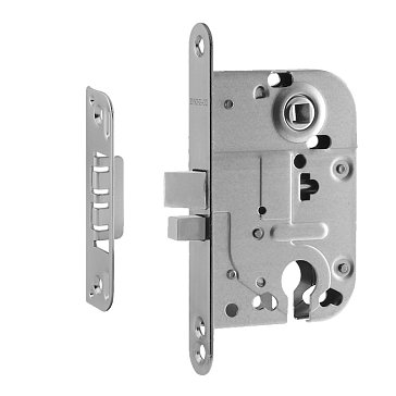 Изображение товара Замок врезной цилиндровый Нора-М КЗВ-118 7738, для финских дверей, хром