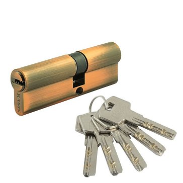Изображение товара Цилиндр замка личинка Нора-М ЛЮКС II ЛП 10524, старая медь, врезной, противопожарный