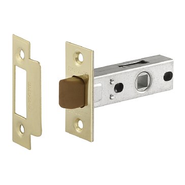 Изображение товара Защелка дверная Нора-М С-45П 15466, с пластиковым ригелем, золото