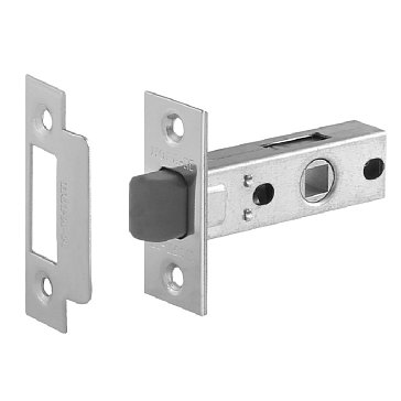 Изображение товара Защелка дверная Нора-М С-45П с пластиковым ригелем хром оригинал