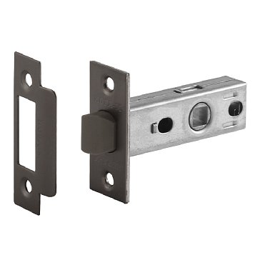 Изображение товара Защелка дверная Нора-М С-45П 17213, с пластиковым ригелем, графит