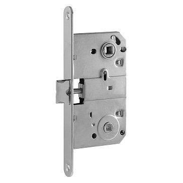 Изображение товара Замок врезной Нора-М 9619 хром для металлических дверей
