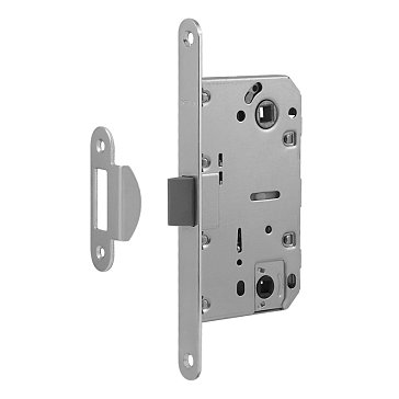 Изображение товара Врезной замок Нора-М 15404 М13П 96 мм хром надежный металлический замок