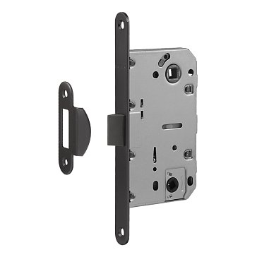 Изображение товара Замок врезной Нора-М 18858 М13П-96 мм, графит, с пластиковым ригелем