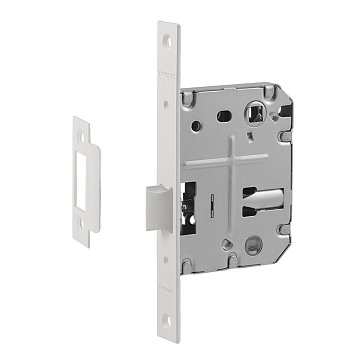 Изображение товара Защелка сантехническая Нора-М 2070-70 ППП 18897 белая сплав ЦАМ внутри дверь