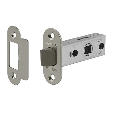 Изображение товара Дверная защелка Нора-М С-45П 19283 овальная матовый никель для межкомнатных дверей