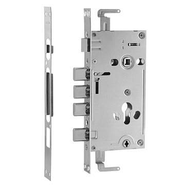 Изображение товара Замок врезной цилиндровый Нора-М КЗВР-1 9133, для китайских дверей, хром