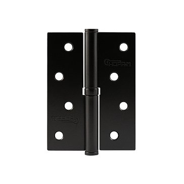 Изображение товара Петля дверная разъемная Нора-М 18484 100x75x2.5 мм черная правая