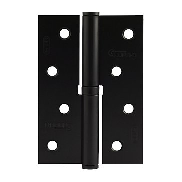 Изображение товара Петля дверная разъемная Нора-М 750-4 STD 100х70х2.5 черная Россия