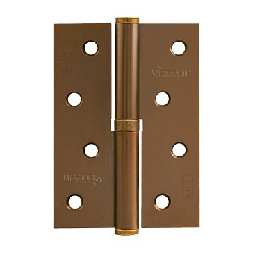 Изображение товара Петля дверная разъемная Нора-М 750-4 STD матовая кофе правая 100х70х2.5 мм