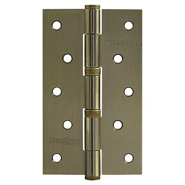 Изображение товара Петля дверная универсальная Нора-М 5"-4ВВ STD 15462, 125*75*2,5, без колпака, старая бронза