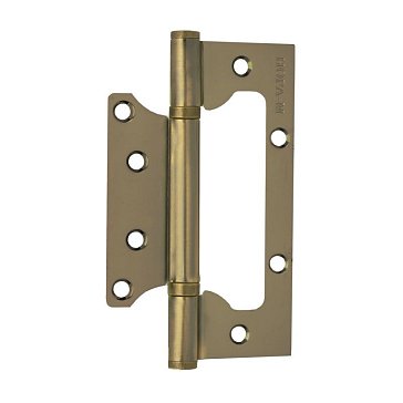 Изображение товара Петля дверная бабочка Нора-М 3798, 800-5", 125*75*2.5, без колпачка, накладная, старая бронза