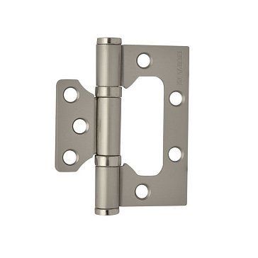 Изображение товара Дверная петля бабочка Нора-М 3156 800-3 матовый никель 75х63х2.5 мм Россия