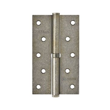 Изображение товара Петля дверная разъемная Нора-М 750-5 правая, сталь, серебро, 2 шт