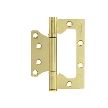 Изображение товара Петля-бабочка дверная Нора-М 800-4, матовое золото, 2 шт