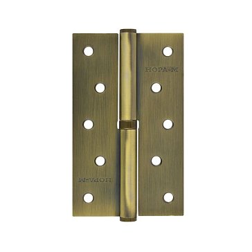 Изображение товара Петля дверная разъемная Нора-М 750-5" 14451, 125*75*2,5, без колп., Матовое бронзовое покрытие, Правая