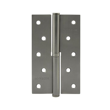 Изображение товара Петля дверная разъемная Нора-М 750-5" 16383, 125*75*2,5, без колп., Графит, Правая