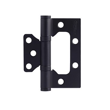 Изображение товара Петля дверная бабочка Нора-М 18824 800-3, накладная, черная, 75мм