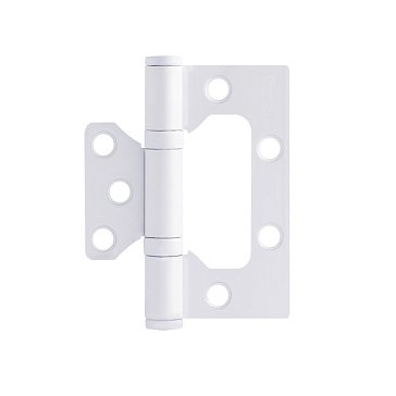 Изображение товара Петля дверная Нора-М 18825 75x63 накладная белая, 2 шт