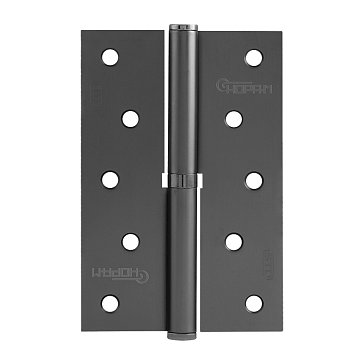 Изображение товара Петля дверная разъемная Нора-М 750-5 STD графит 120х80х2.5 для деревянных дверей