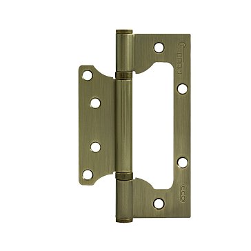 Изображение товара Петля-бабочка дверная Нора-М 800-5 старой бронзы накладная 125х75 мм