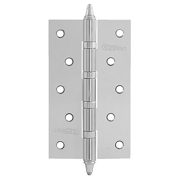 Изображение товара Петля дверная универсальная Нора-М 5" 4ВВ для деревянных и стеклянных дверей