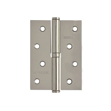 Изображение товара Петля дверная разъемная Нора-М 750-4" 10593, 100*75*2,5, без колпачка, хром, правая