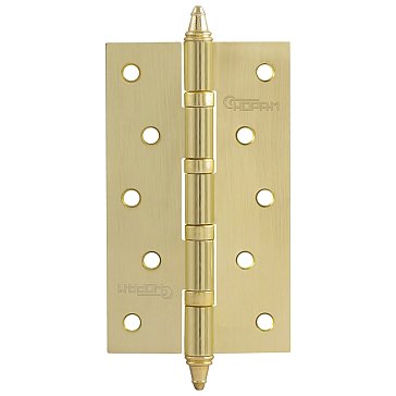 Изображение товара Универсальная дверная петля Нора-М 5"-4ВВ матовое золото, Россия