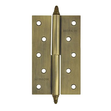 Изображение товара Петля дверная разъемная Нора-М 610-5" 125x75x2.5 мм с гальваническим покрытием