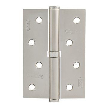 Изображение товара Петля дверная разъемная Нора-М 15447, 750-4", STD 100*70*2.5, без колпачка, матовый никель, правая