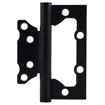 Изображение товара Петля дверная бабочка Нора-М Isparus 800-4 100x74x2.5мм черная, накладная, Россия