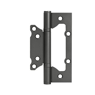 Изображение товара Петля дверная бабочка Нора-М Isparus 800-5'' 20040, 125*74*2,6мм, без колпачком, накладная, графит