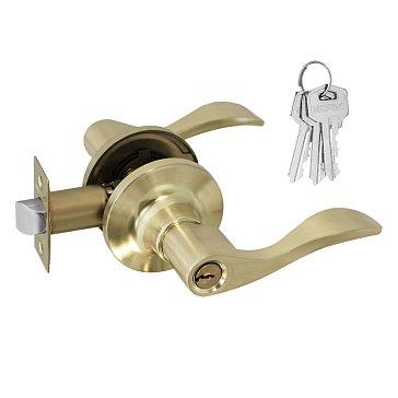 Изображение товара Ручка-защелка Нора-М 15623 для межкомнатных дверей матовое золото