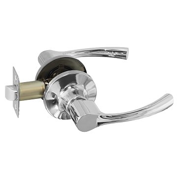 Изображение товара Ручка защелка Нора-М ТТ1 15808 для межкомнатных дверей хром без запирания