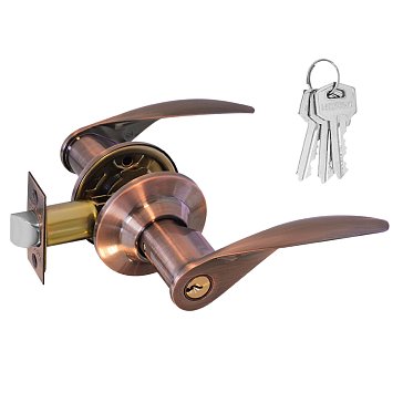 Изображение товара Ручка защелка Нора-М ТТ12 15813 для межкомнатных дверей старая медь