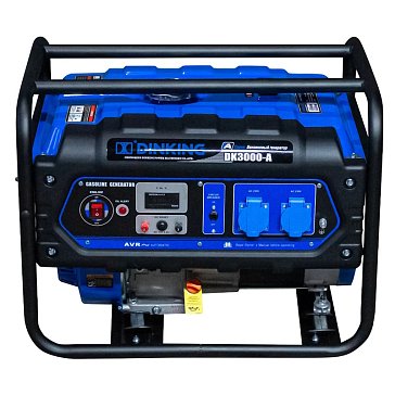 Изображение товара Генератор бензиновый Dinking DKA3000 ГЕН013, 3кВт, ручной стартер, 7лс